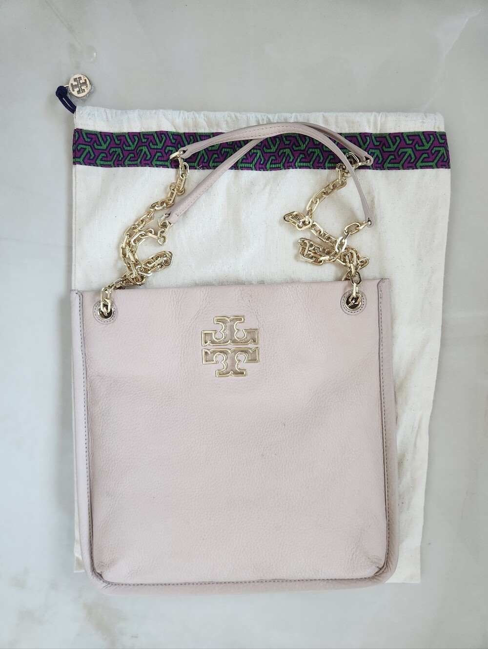 Tory Burch-light pink purse